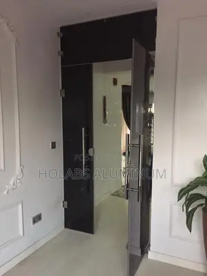 Swing Door With Dack Gray