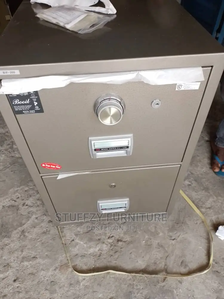 Imported 2 Drawers Booil Fireproof Safe