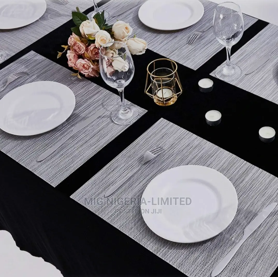 Place Mat Dining Table Mat Gray Multiple Colours 30cmx45cm