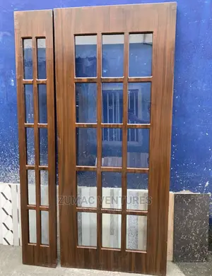 Wooden Glass Door