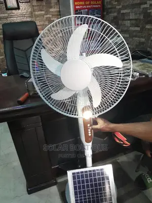 Rechargeable Fan With Solar Panel