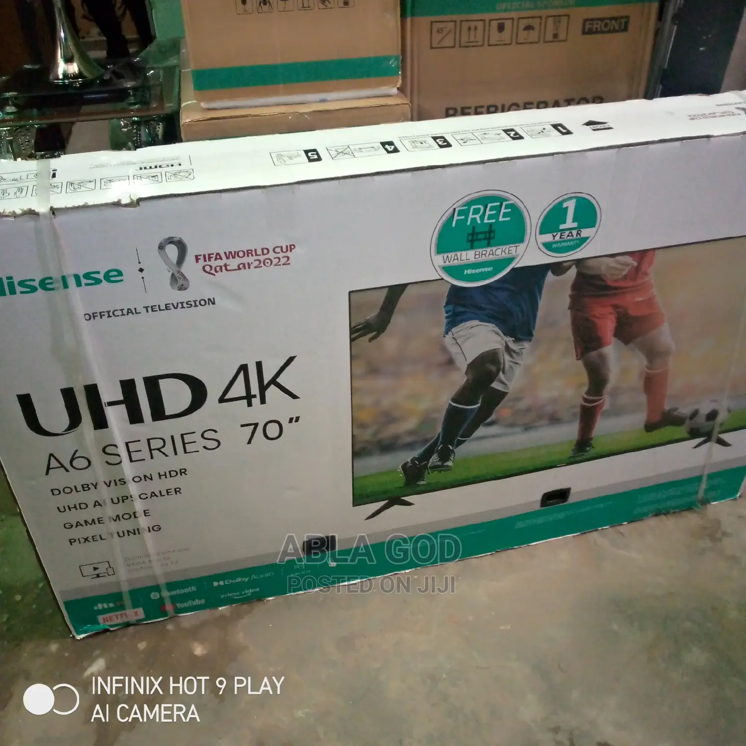 Hisense TV Uhd A6series 70"