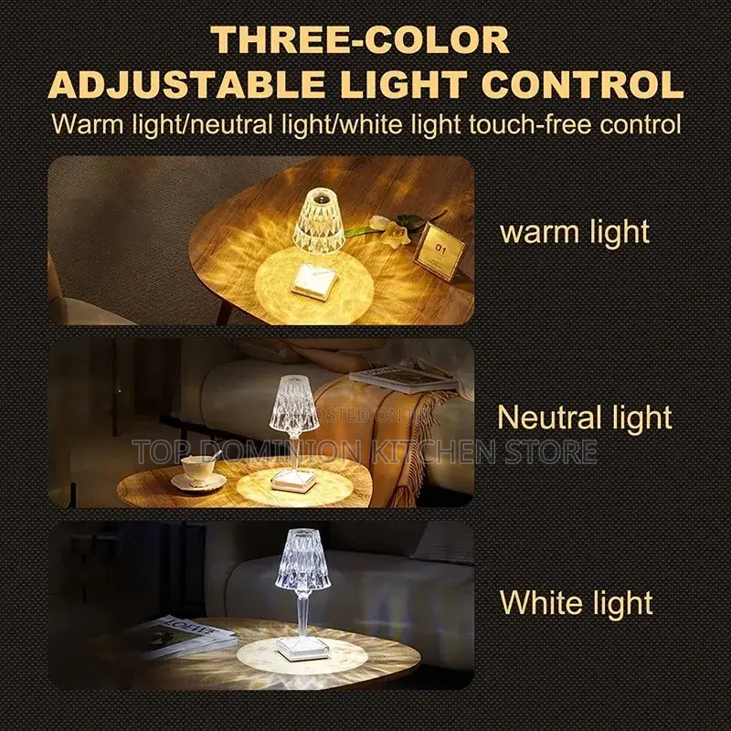 USB Diamond Table Lamp