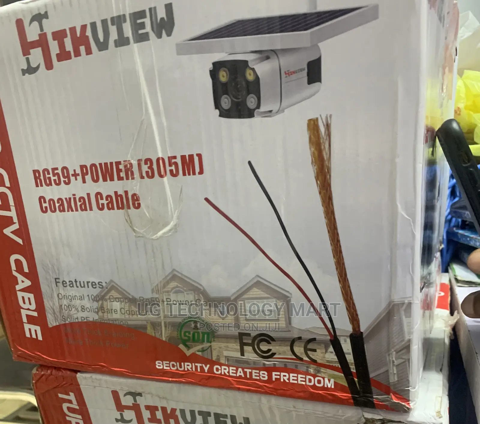 Rg59 Coaxial 305meter Cctv Camera Cable Power Cable