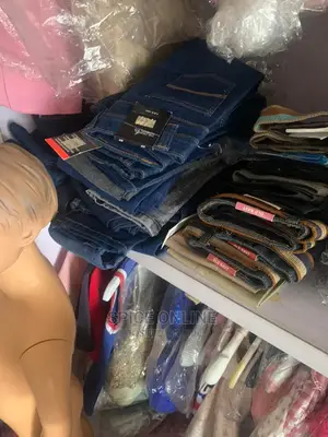 Collection of Children Wears, Cosmetics, Toys, Shelves Etc.