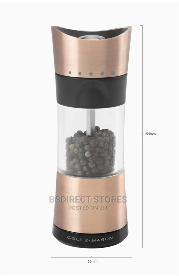 Cole and Mason PEPPER Horsham Inverta Precision Mill Copper