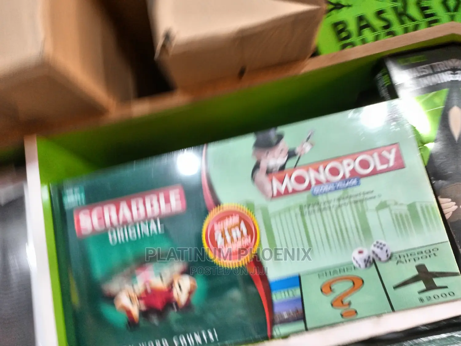 2in1 Monopoly and Scrabble Game