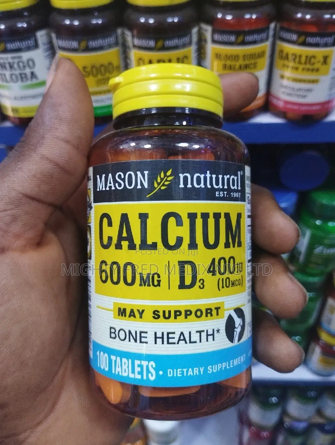 Manson Natural Calcium 600mg
