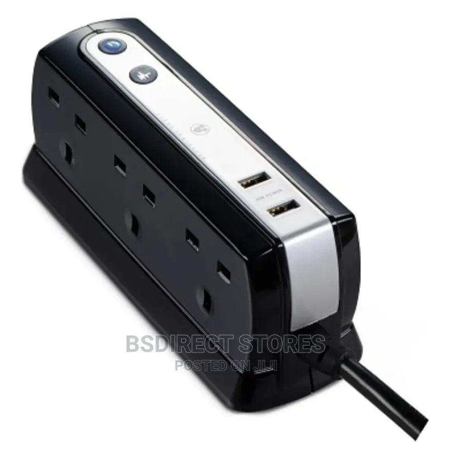 Masterplug Heavy Duty 6 Socket Surge Protected 2M Extension