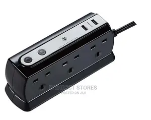 Masterplug Heavy Duty 6 Socket Surge Protected 2M Extension