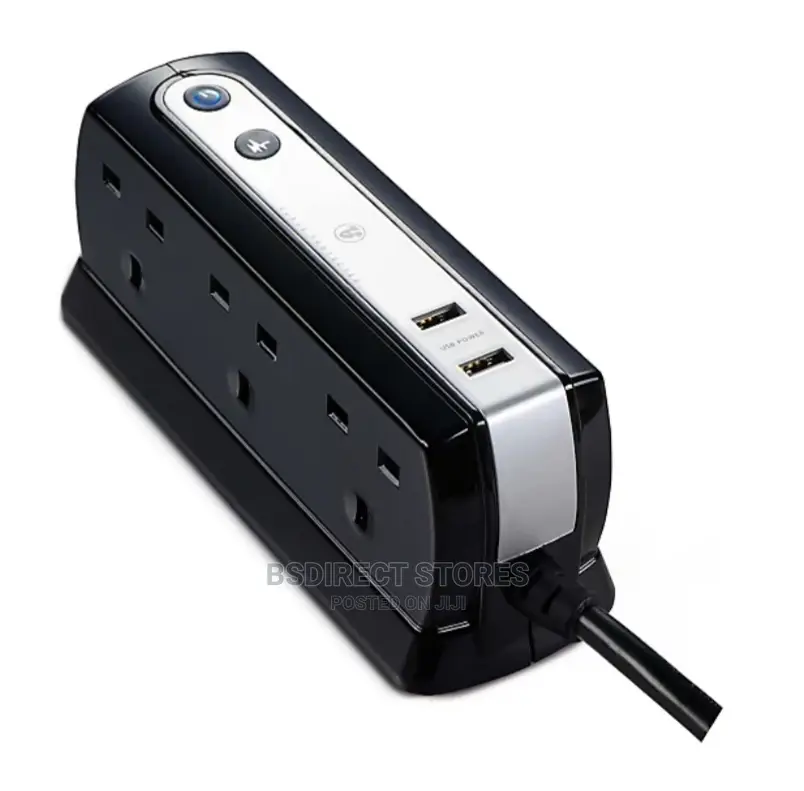 Masterplug Heavy Duty 6 Socket Surge Protected 2M Extension