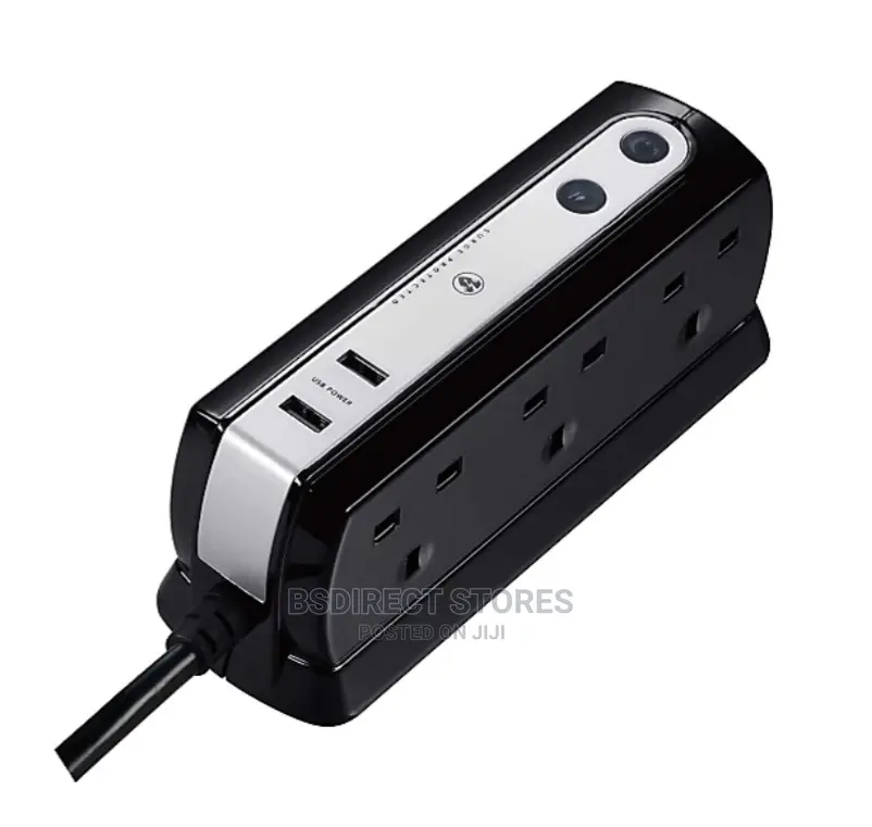 Masterplug Heavy Duty 6 Socket Surge Protected 2M Extension