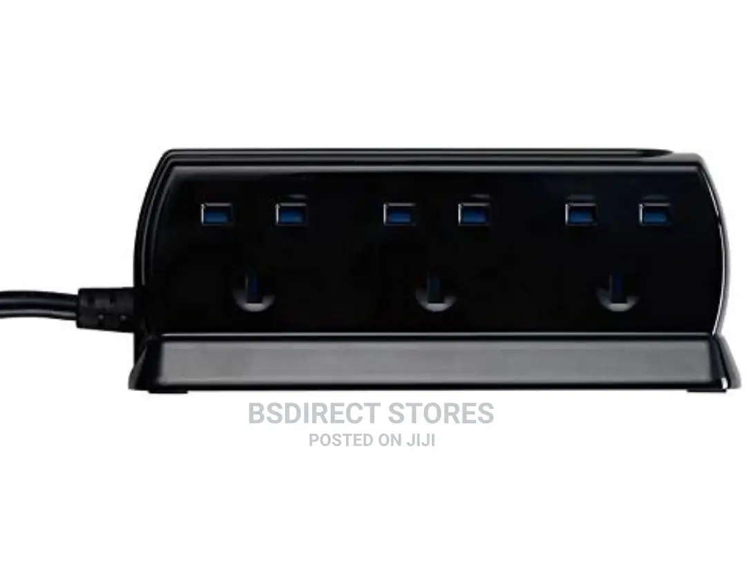 Masterplug Heavy Duty 6 Socket Surge Protected 2M Extension