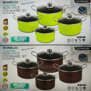 Kinelco Non Stick Cooking Pot 4 Sets
