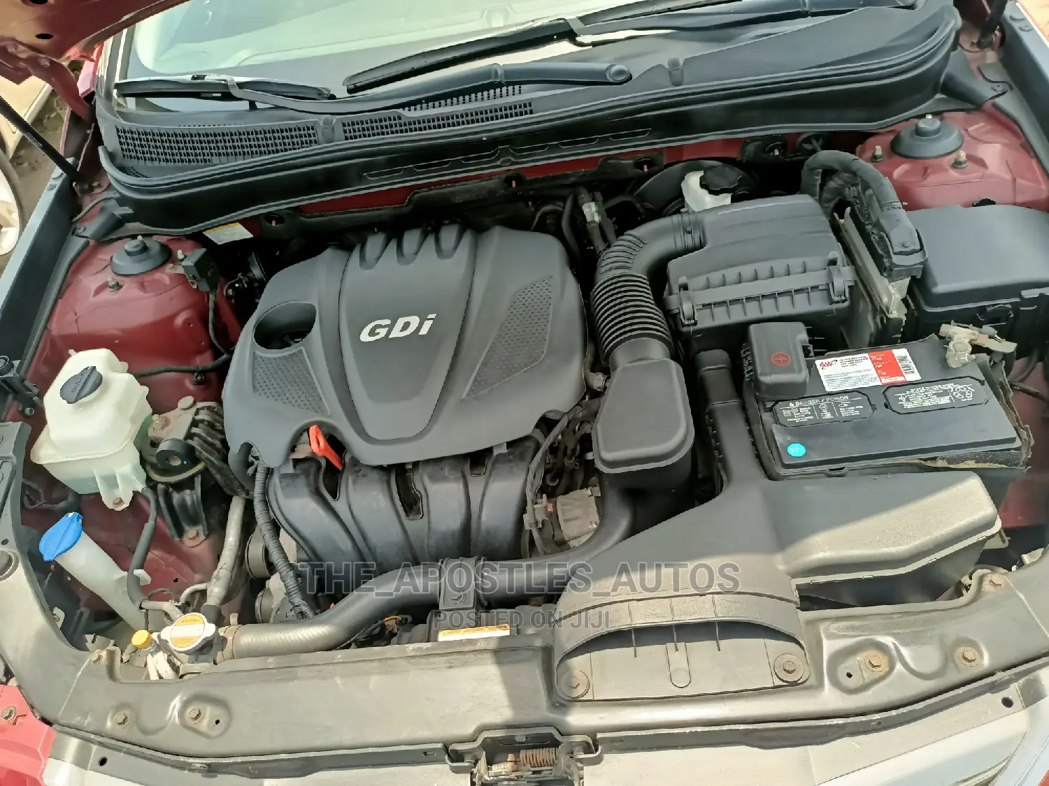 Hyundai Sonata 2012 Red