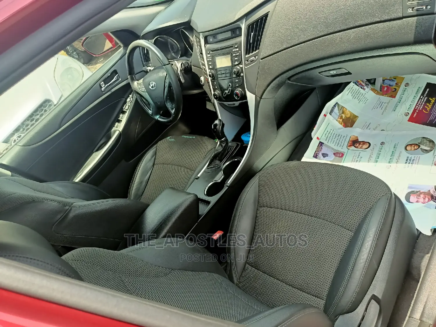 Hyundai Sonata 2012 Red