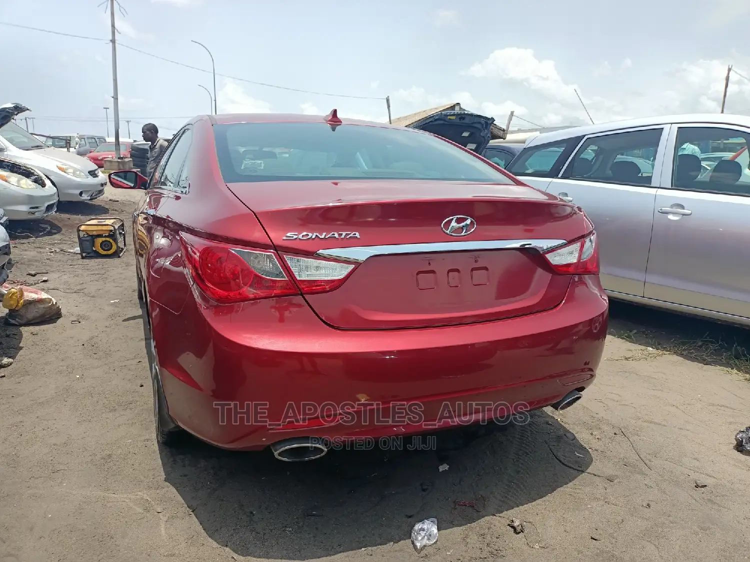 Hyundai Sonata 2012 Red
