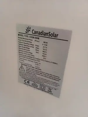 550watts Canadian Solar Panel