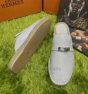 Luxury Hermes Wooden Half Shoe