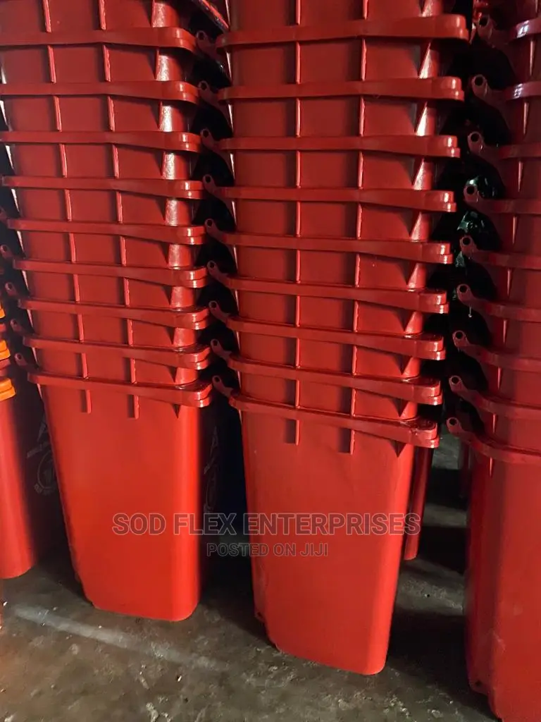 240 Liters Orange Virgin Waste Bin