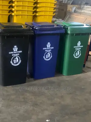 240 Liters Durable Trash 🚮Or Waste Bin Available In Colors