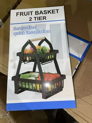 Creative 2 Tier Modern Fruit Basket