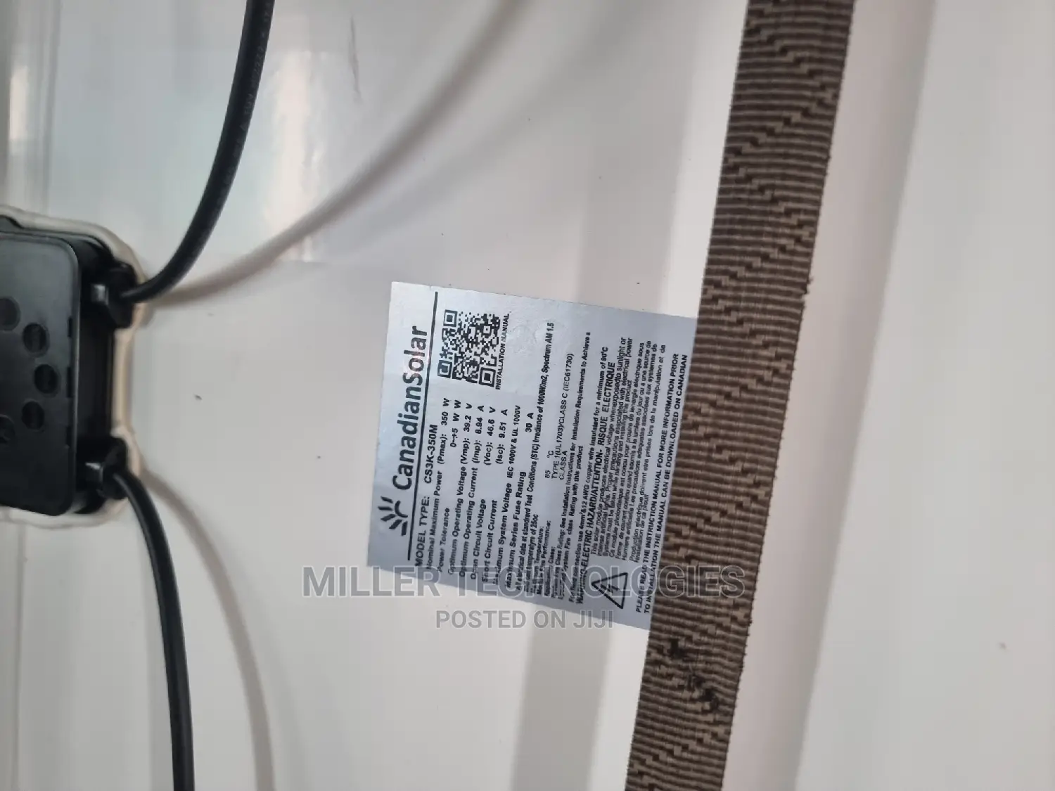 350w Solar Panels Black Frame