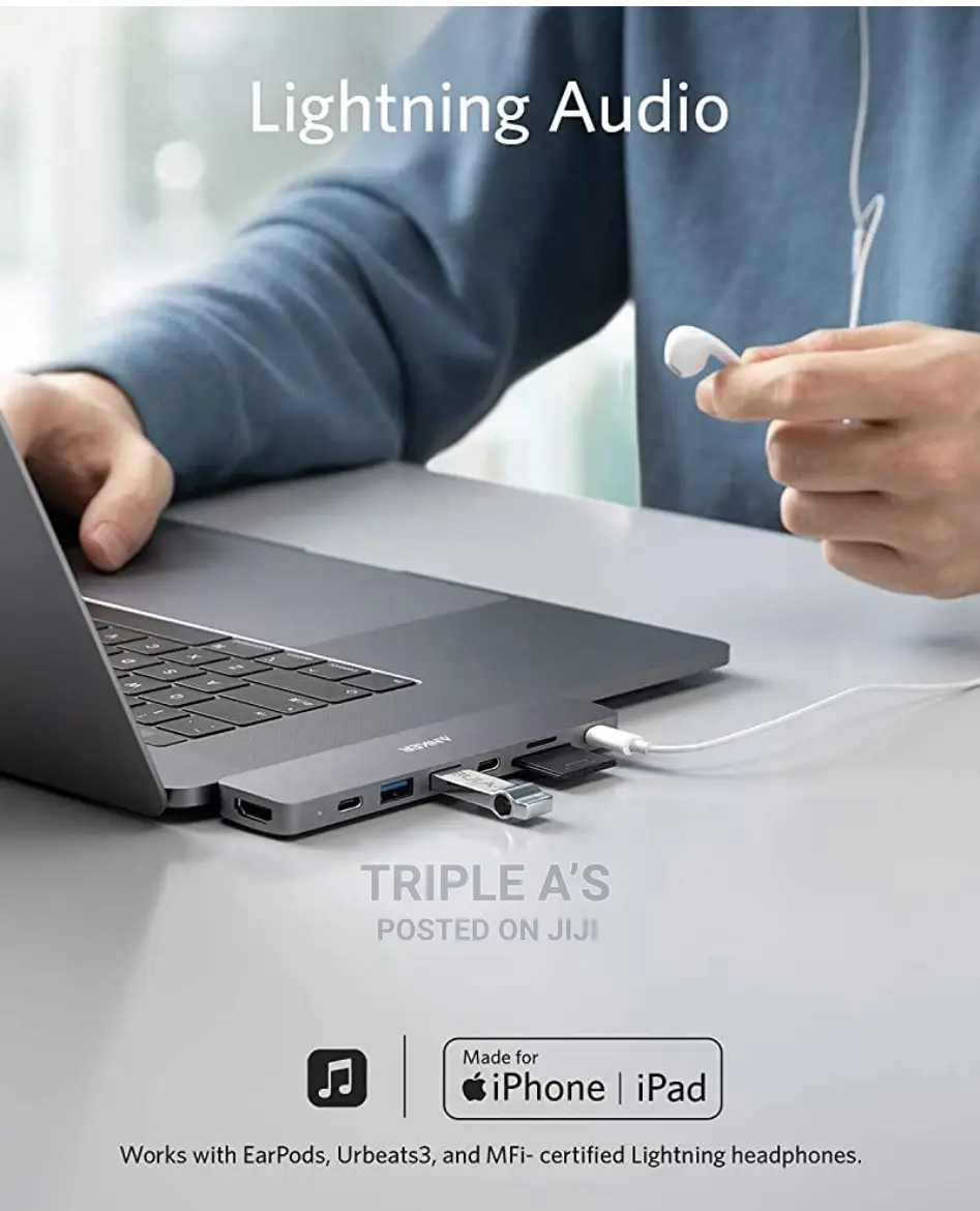 Anker Usb-C Hub for Macbook 8-in-2 Adapter Compatible With Thunderbolt