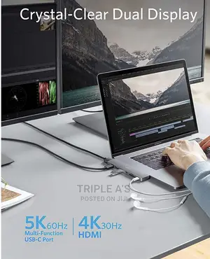 Anker Usb-C Hub for Macbook 8-in-2 Adapter Compatible With Thunderbolt