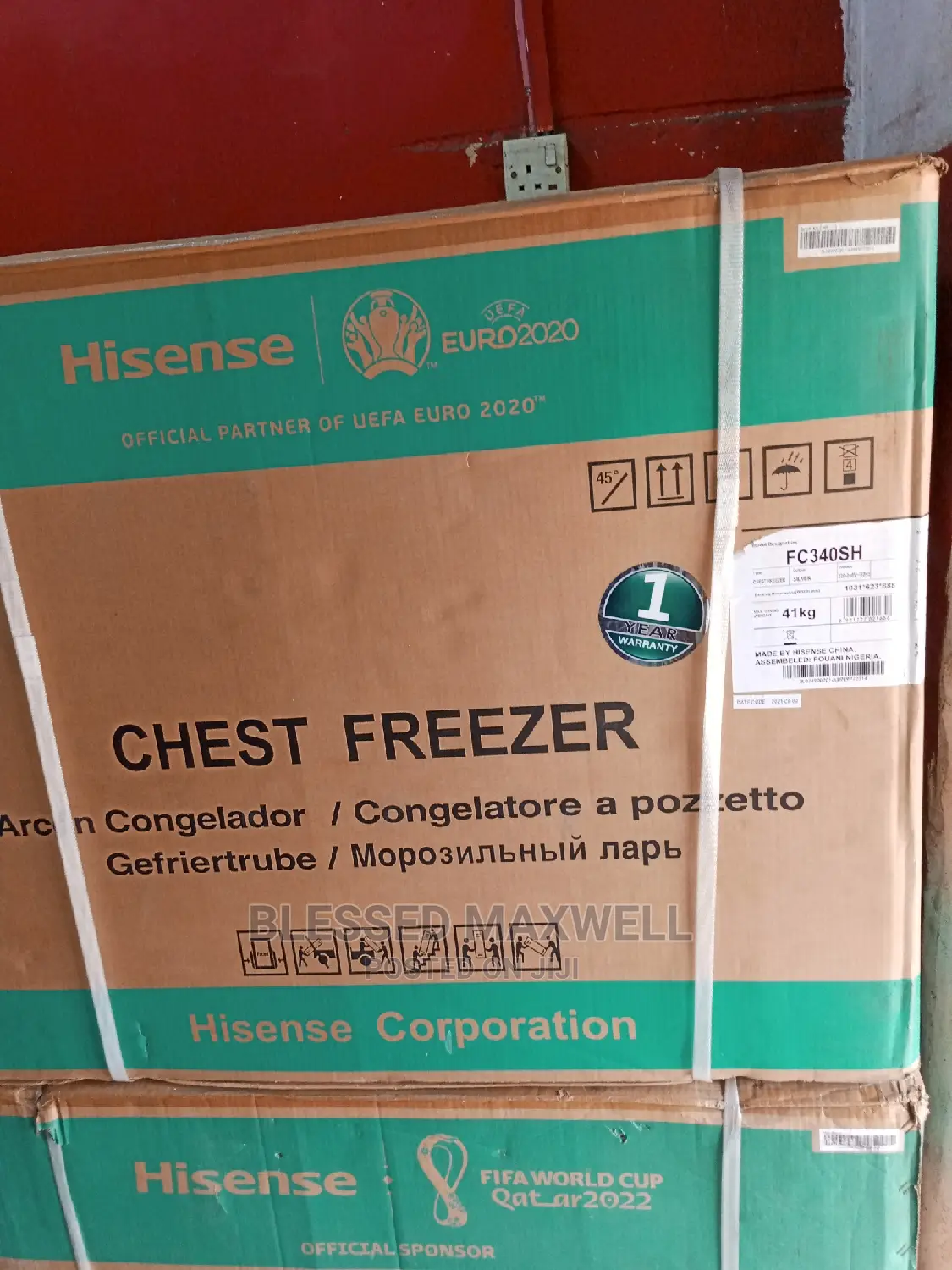(Fc340sh) Hisense Chest Freezer 250l