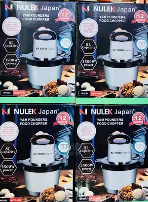 Nulek Japan Yam Pounder and Multifunctional Food Machine-8l