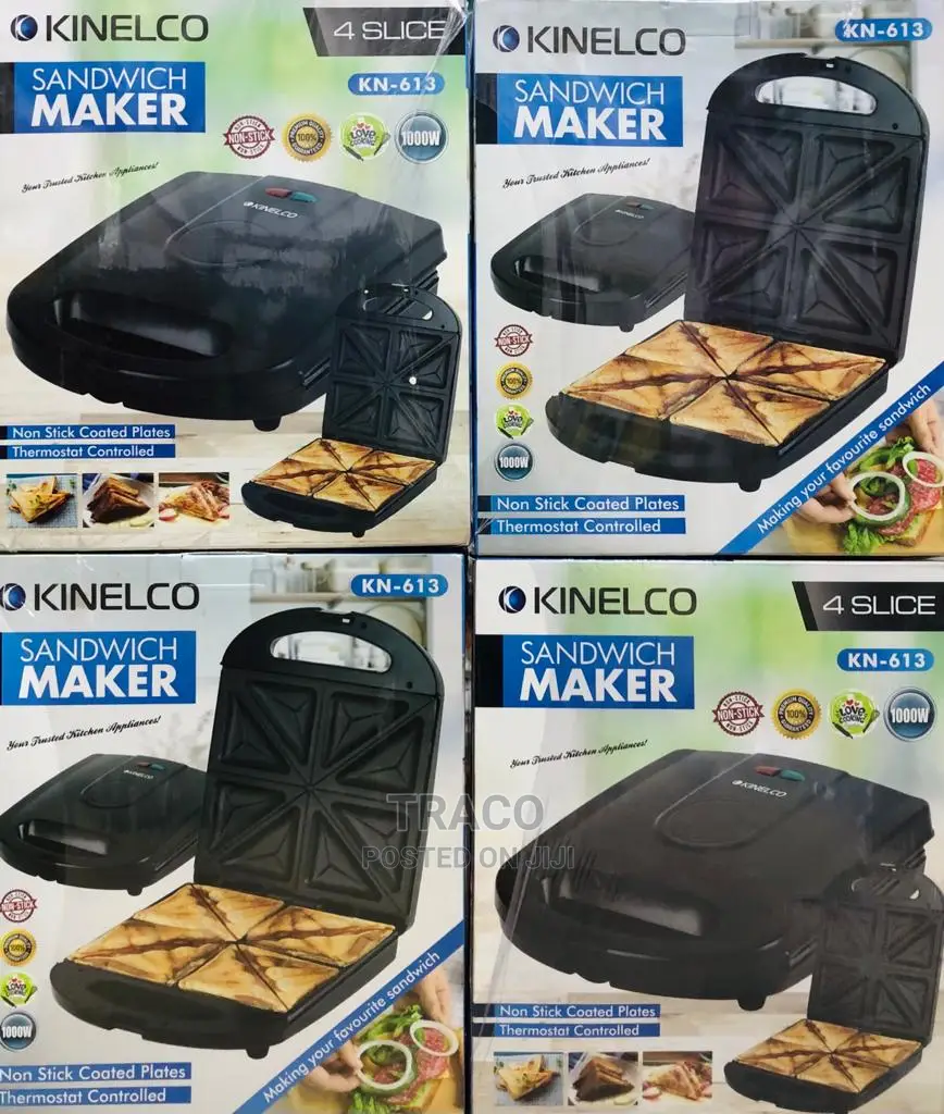 Kinelco Sandwich Maker 4-Slice