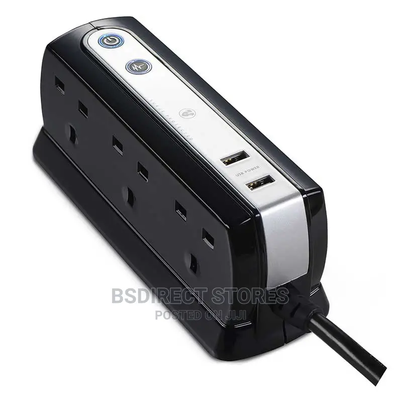 Masterplug Heavy Duty 6 Socket Surge Protected 2M Extension