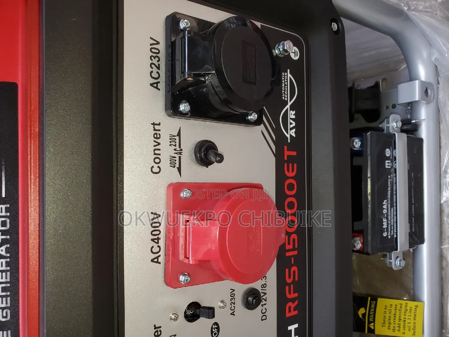 3-Phase Fuel Generator 15kva 100%Copper Wire