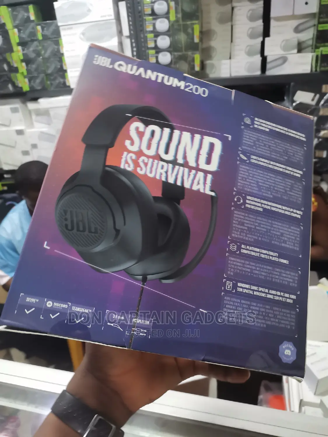 JBL Quantum 200 Gaming Wired Headset