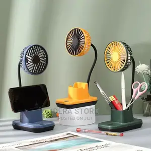 Portable Fan With Pencil Holder