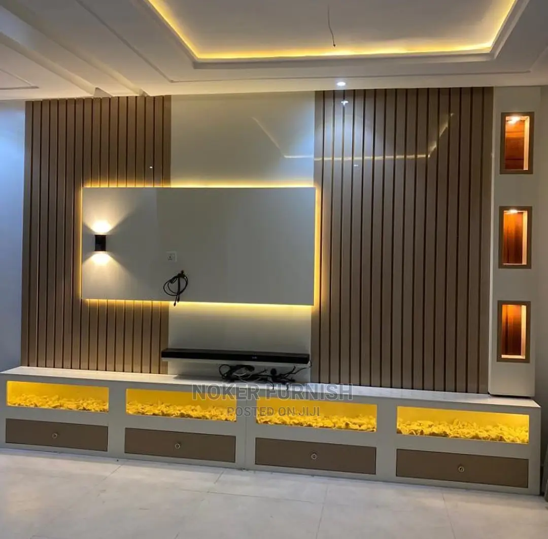Tv Console With LED Lights
