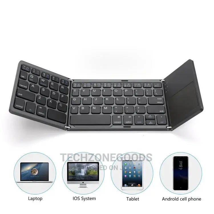 Foldable Wireless Bluetooth Keyboard