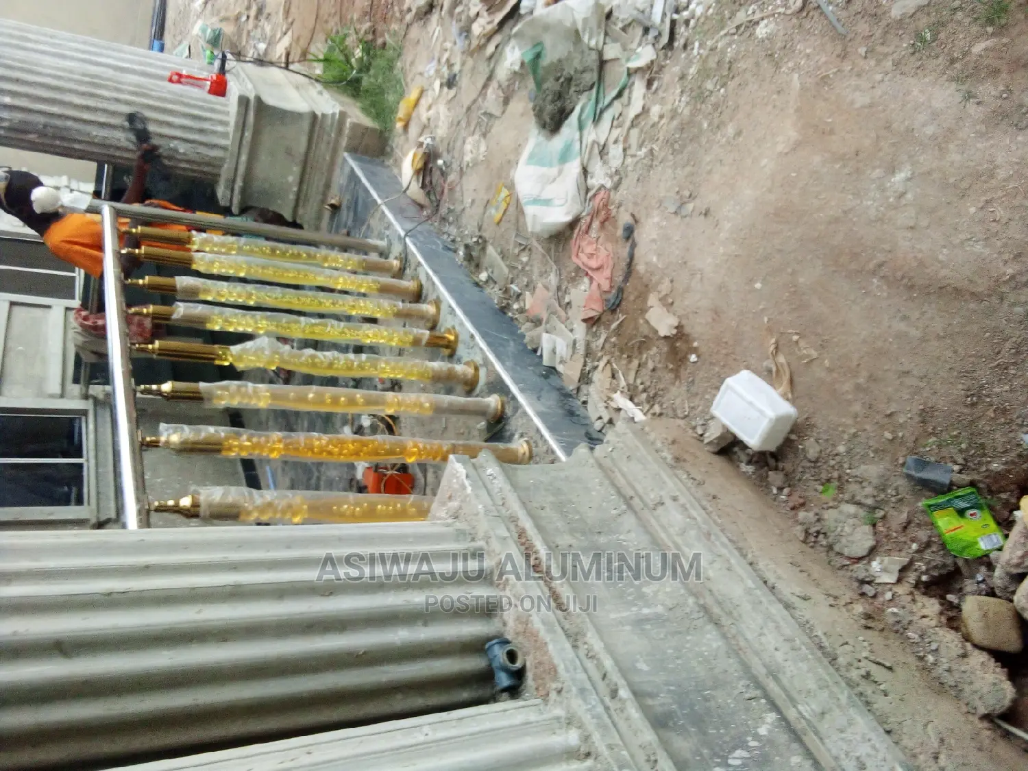 Stainless Steel With Standing Poll Installation