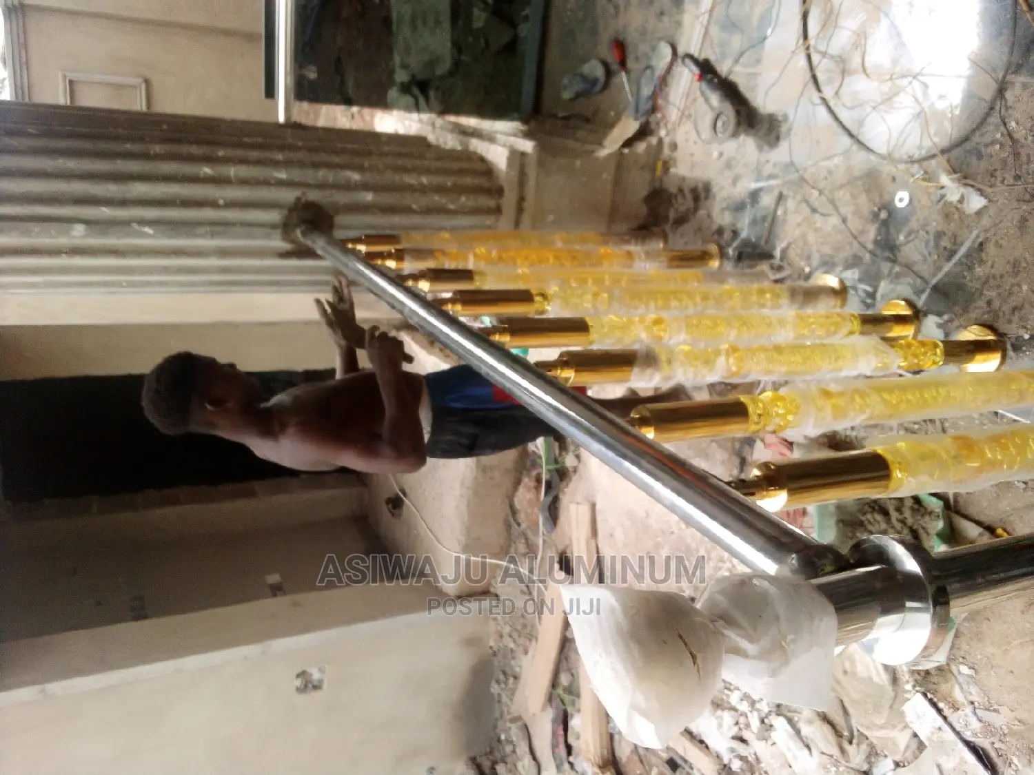 Stainless Steel With Standing Poll Installation