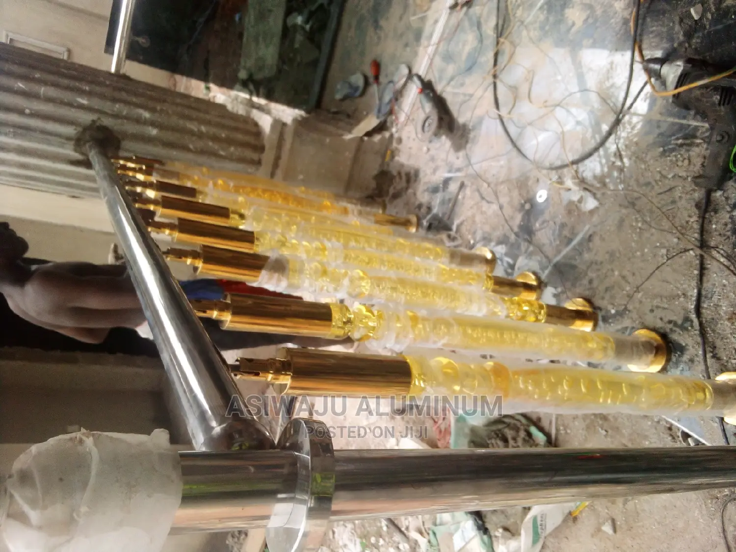 Stainless Steel With Standing Poll Installation