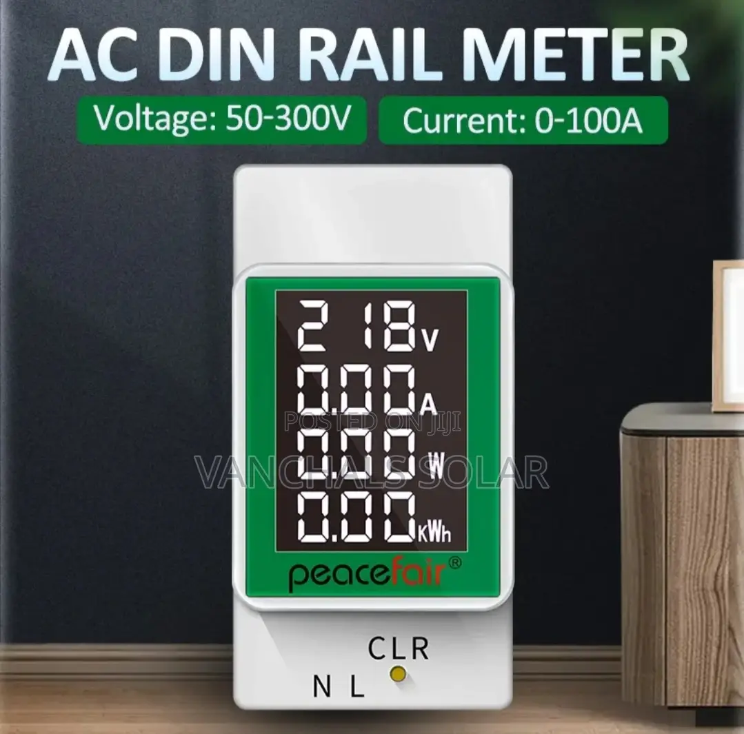 Prepaid Check Meter/Energy Power Meter KWH Voltmeter 100a