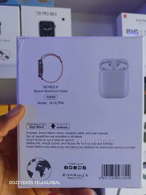 Smart Watch I8 Ultra 49mm TWO Strap for iPhone/Android