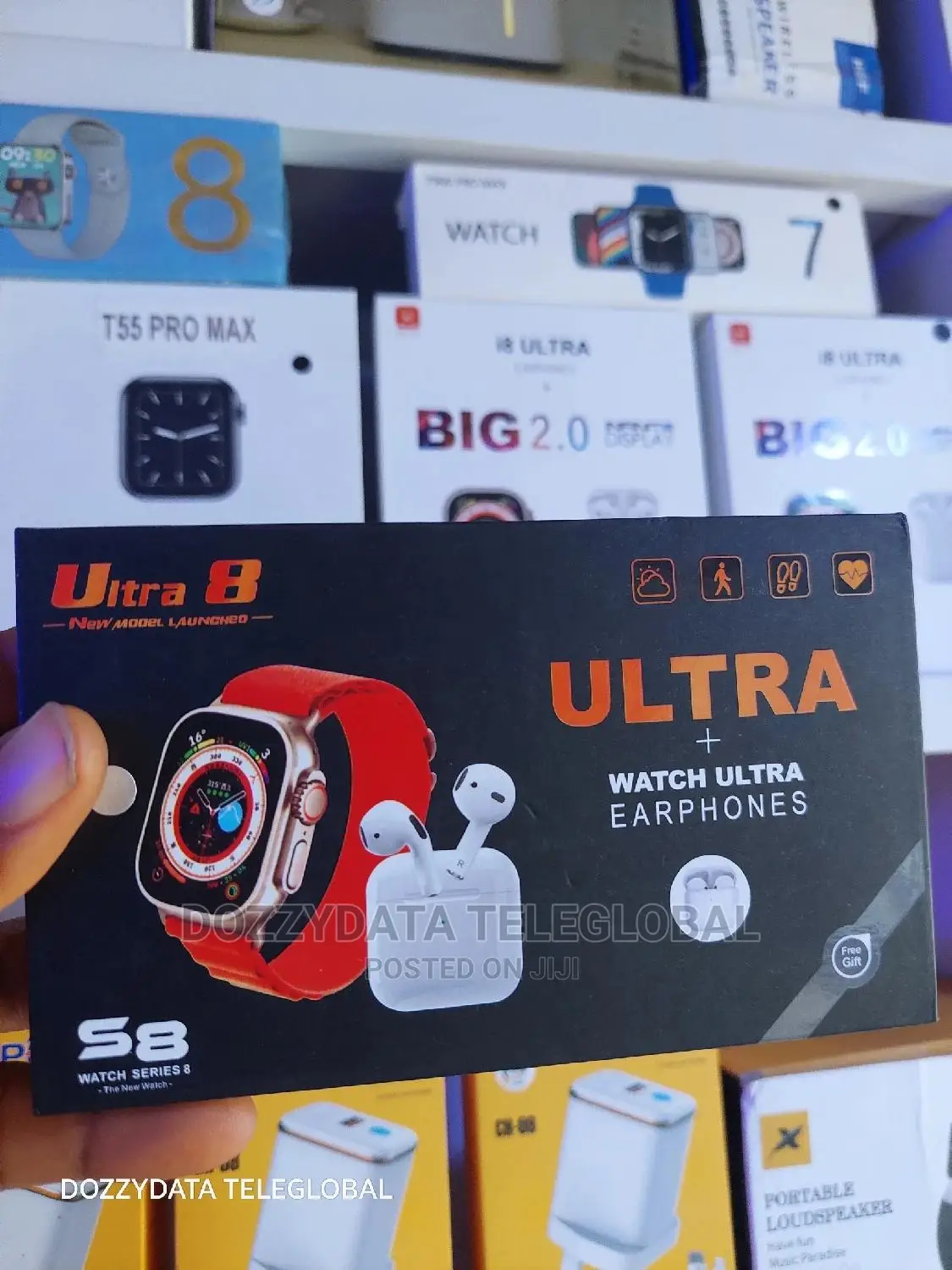 Ultra 8 Smart Watch Bluetooth Calling - Phone Notifications