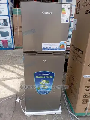 Brand New Snowsea Korea Double Door 198L Refrigerator✓Silver