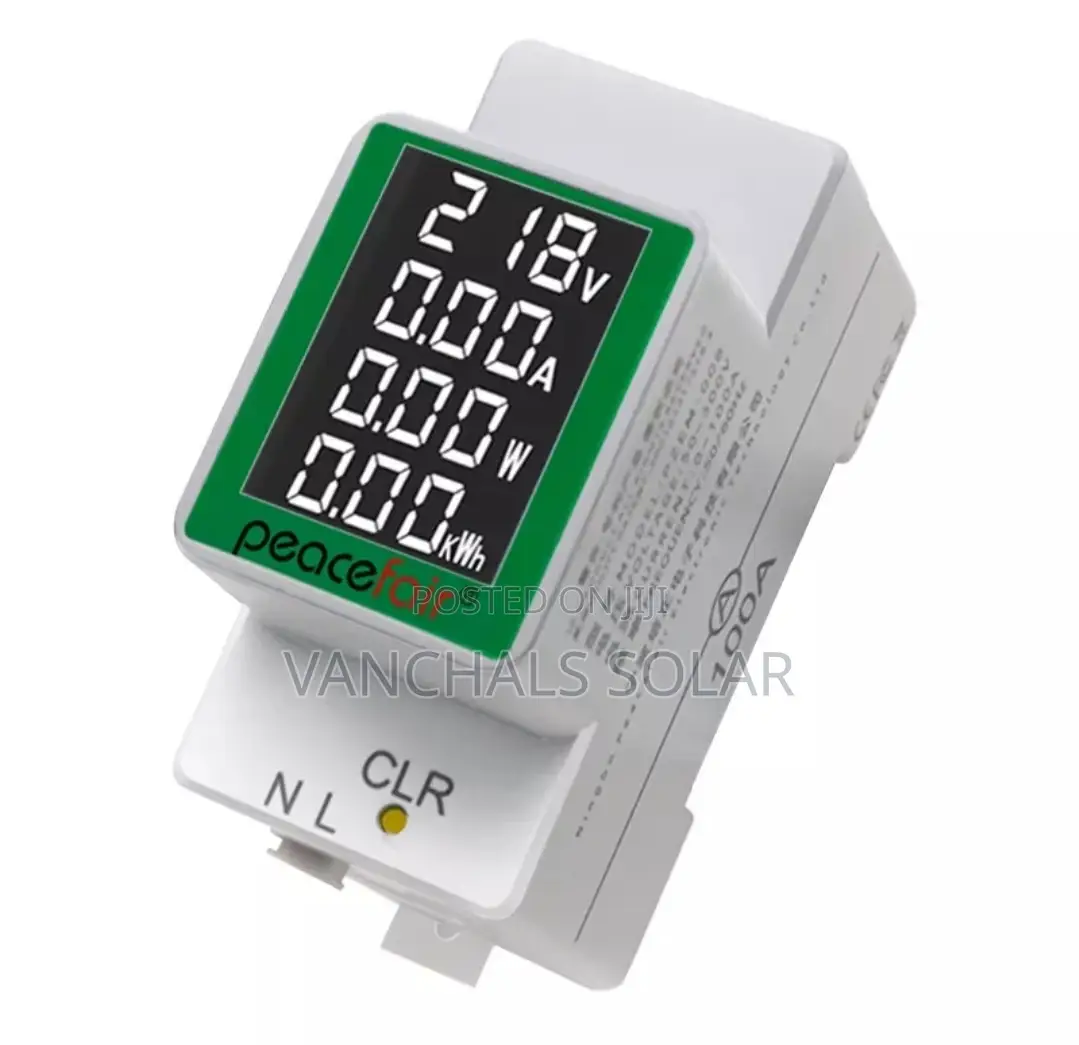 Prepaid Check Meter/Energy Power Meter KWH Voltmeter 100a