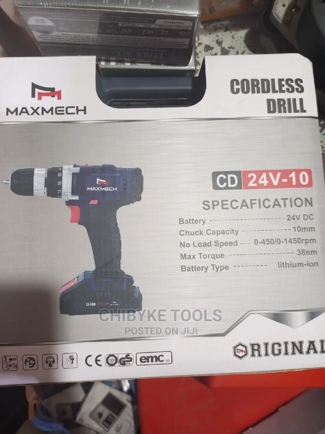 24V Maxmech Cordless/Battery Drill Machine