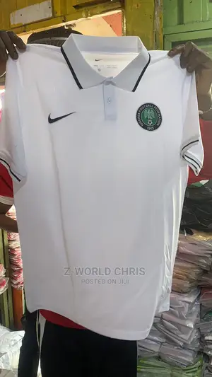 Nigeria Official White Polo Shirt