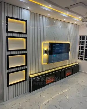 TV Console With Fireplace