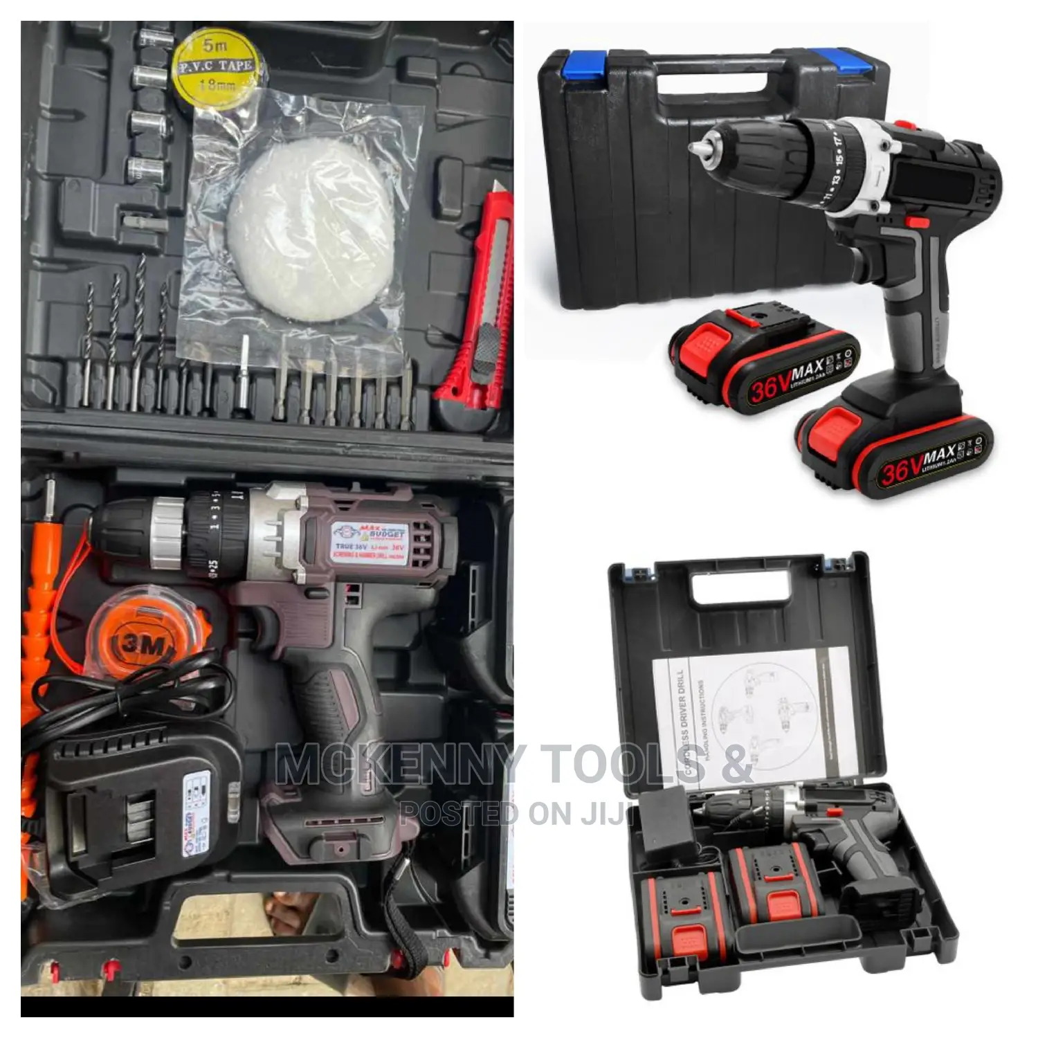 MAX BUDGET 36V Multifunctional Electric Drill